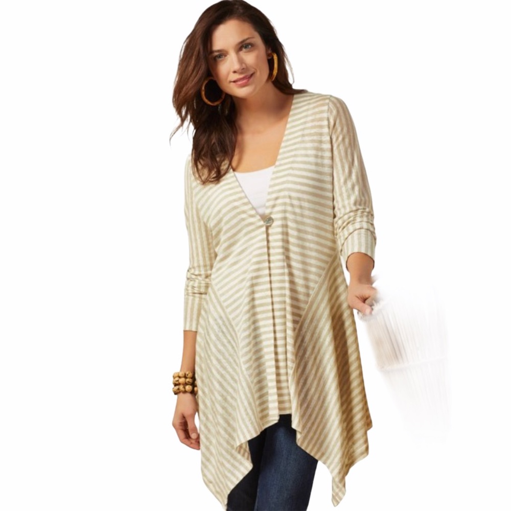 🎁 2/$20 Soft Surroundings Cascadia Cardigan, Size XL